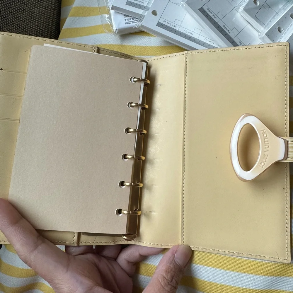 Louis Vuitton Yellow PM Organizer with Inserts - Picture 7 of 7